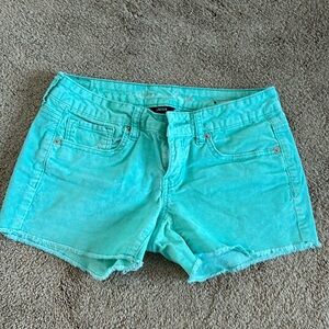 Women’s size 2 American Eagle corduroy shorts- teal